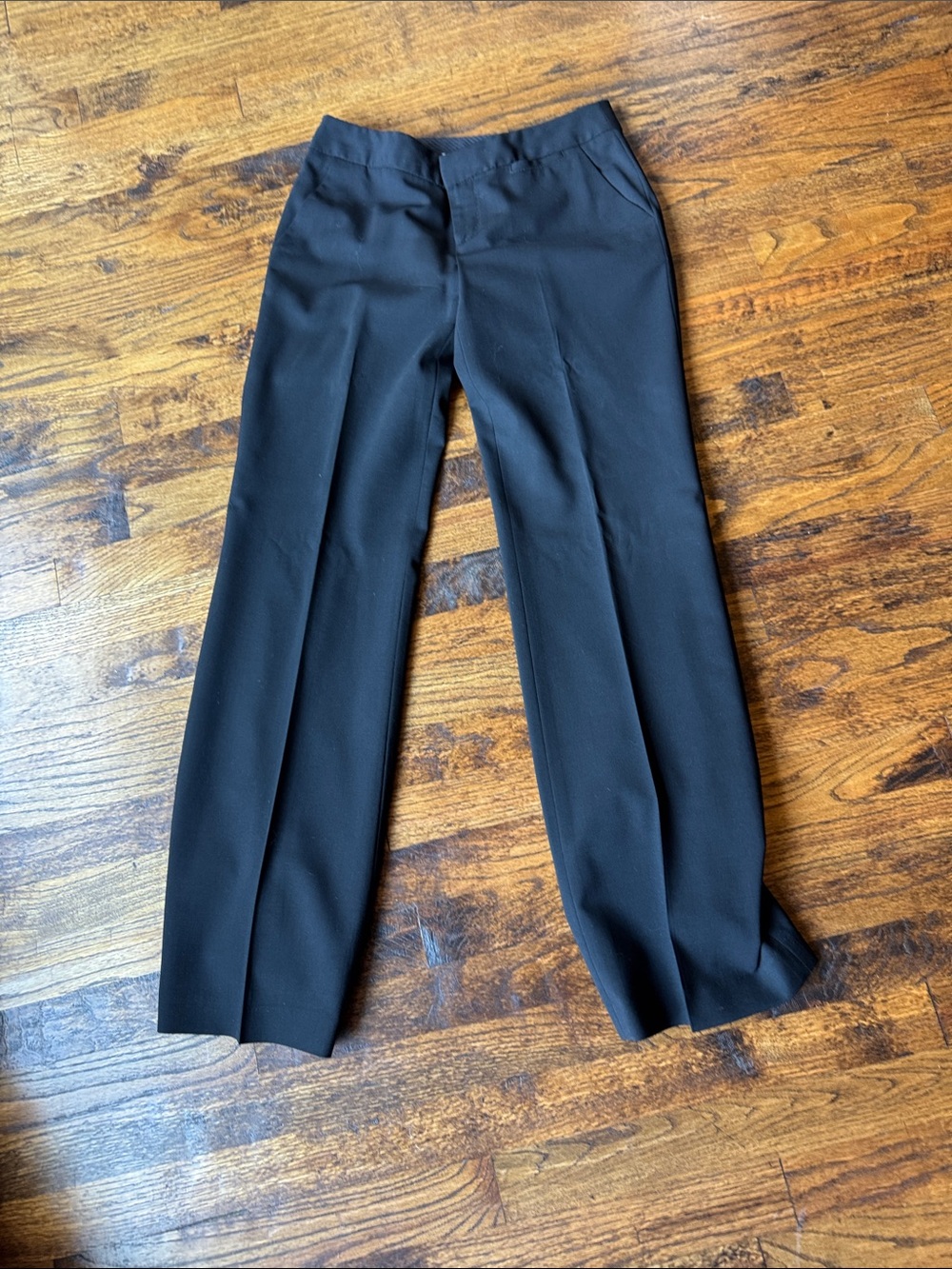 Banana Republic Women's Black Straight-Leg Trousers